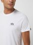 Alpha industries Basic Small Logo T-shirts Kleding white maat: L beschikbare maaten:S M L XL XXL XXXL - Thumbnail 10