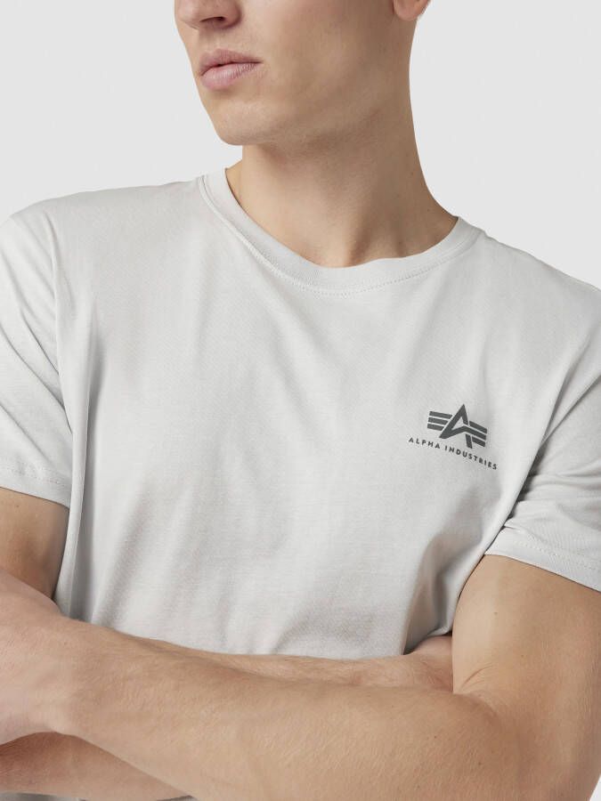 alpha industries T-shirt met logoprint model 'BASIC T SMALL LOGO'