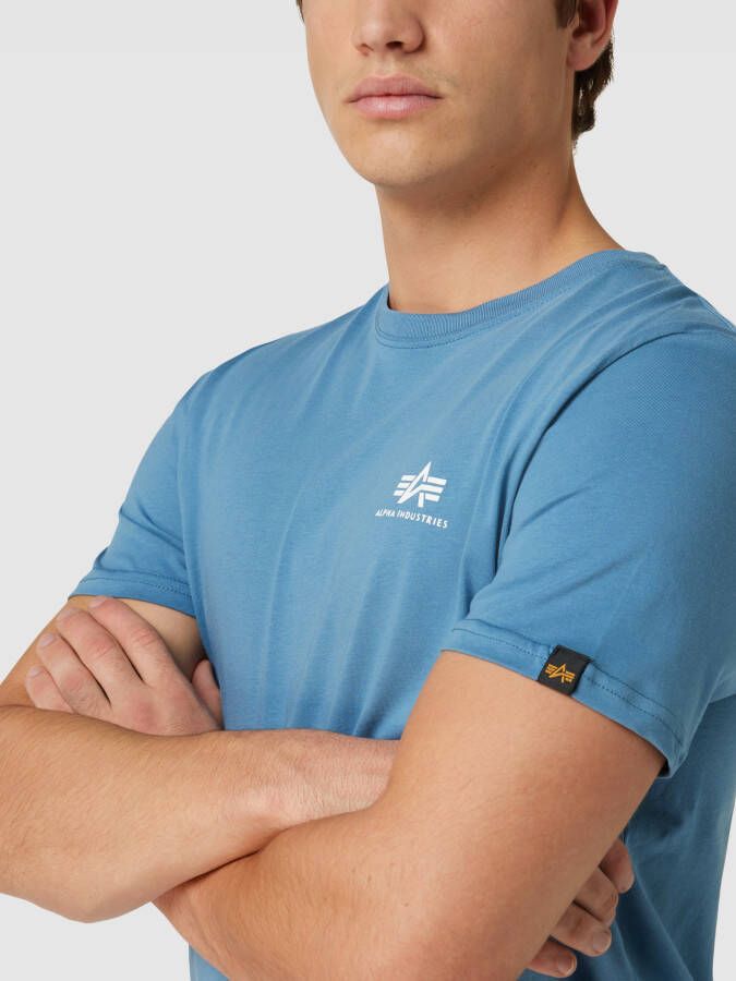 alpha industries T-shirt met logoprint model 'BASIC T SMALL LOGO'