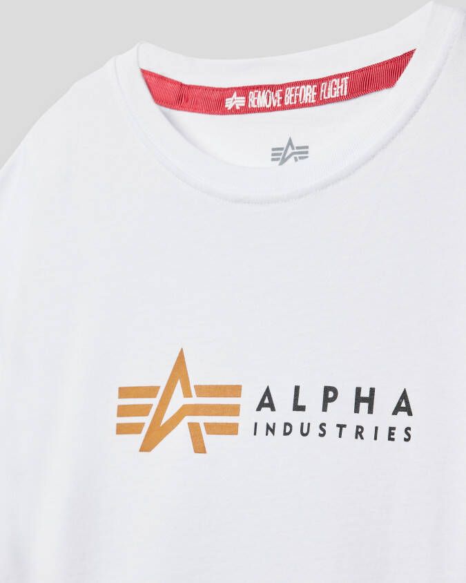 alpha industries T-shirt met logostitching model 'Kids Teen'