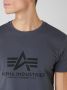 Alpha industries T-shirt van katoen met logoprint model 'BASIC T' - Thumbnail 1
