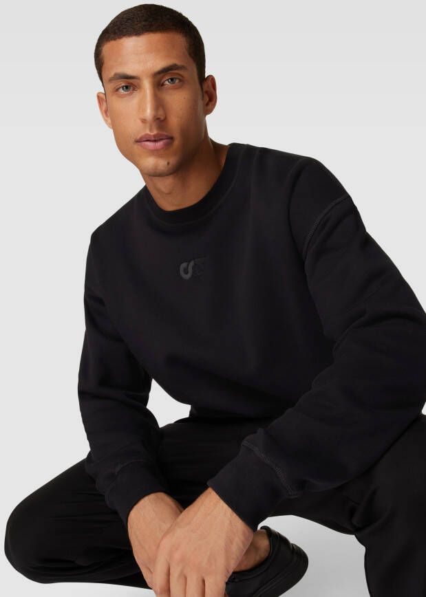 AlphaTauri Sweatshirt met labelstitching model 'SEOVE'