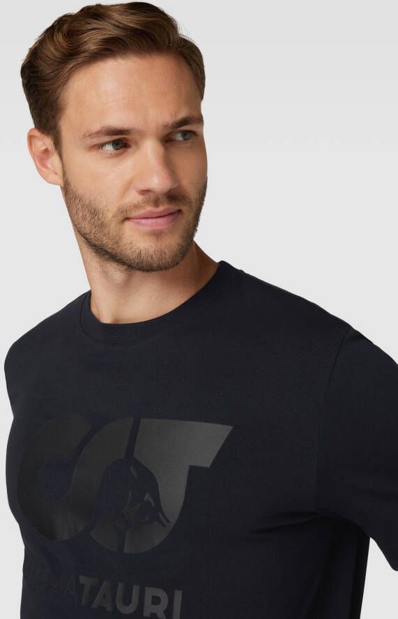 AlphaTauri T-shirt met labelprint model 'JERO'