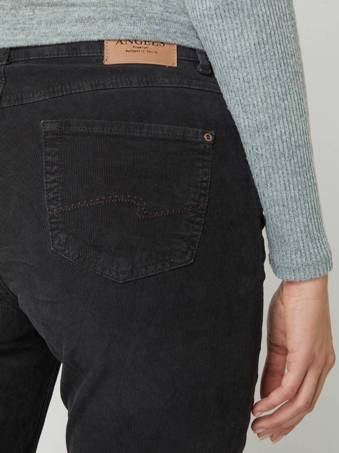 Angels Corduroybrowk met smalle pasvorm en stretch model 'Cici'