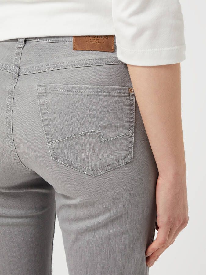 Angels Straight fit jeans met stretch model 'Cici'
