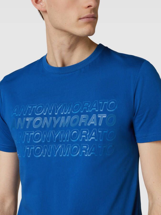 Antony Morato T-shirt met labelprint