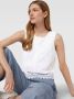 Apricot Blouse in mouwloos design - Thumbnail 2