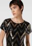 Apricot Mini-jurk met pailletten model 'PARTY' - Thumbnail 5