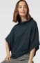 Apricot Gebreide pullover met vleermuismouwen - Thumbnail 2