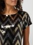 Apricot Mini-jurk met pailletten model 'PARTY' - Thumbnail 4