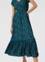 Apricot Maxi-jurk van viscose met all-over bloemenmotief - Thumbnail 2