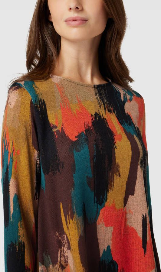 Apricot Mini-jurk met all-over motief