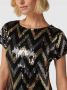 Apricot Mini-jurk met pailletten model 'PARTY' - Thumbnail 2