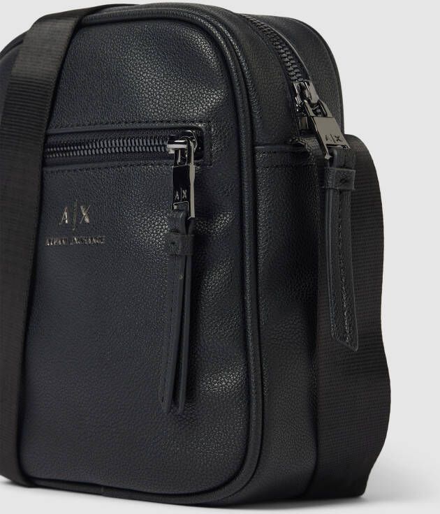 Armani Exchange Crossbodytas met labeldetail