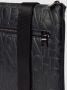 Armani Exchange Zwarte Plat Tas van Gerecycled Materiaal met Verstelbare Band en Aangepaste Ritssluiting Black Heren - Thumbnail 5
