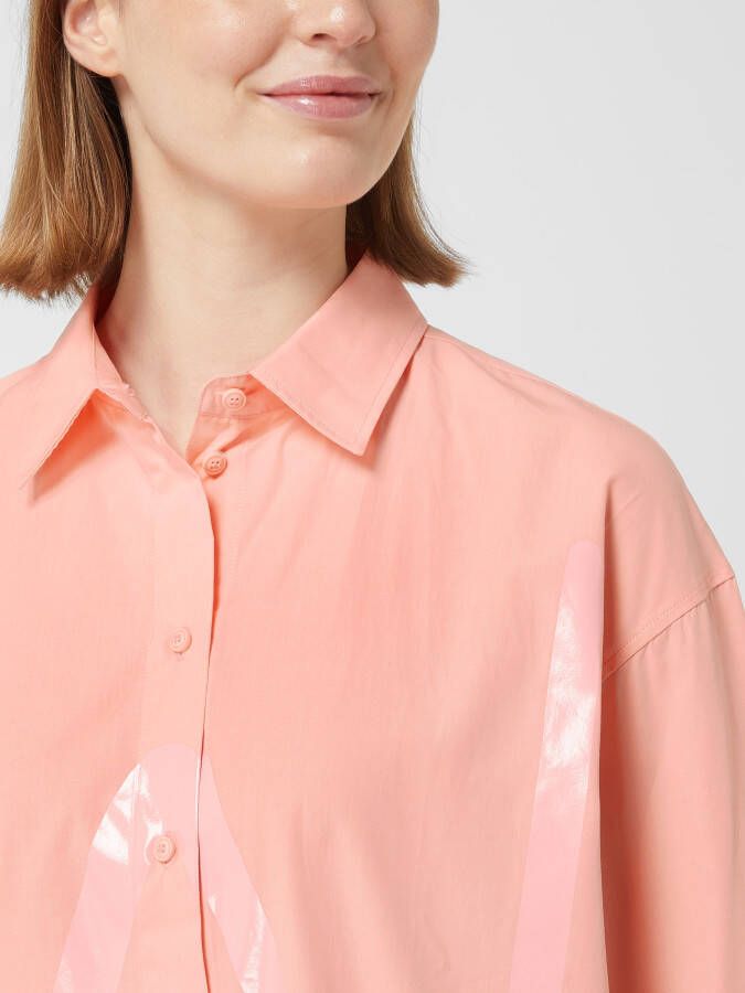 Armani Exchange Oversized blouse van katoen - Foto 2