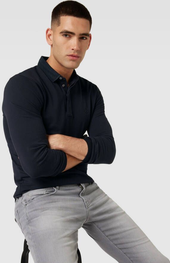 Armani Exchange Poloshirt met labeldetail