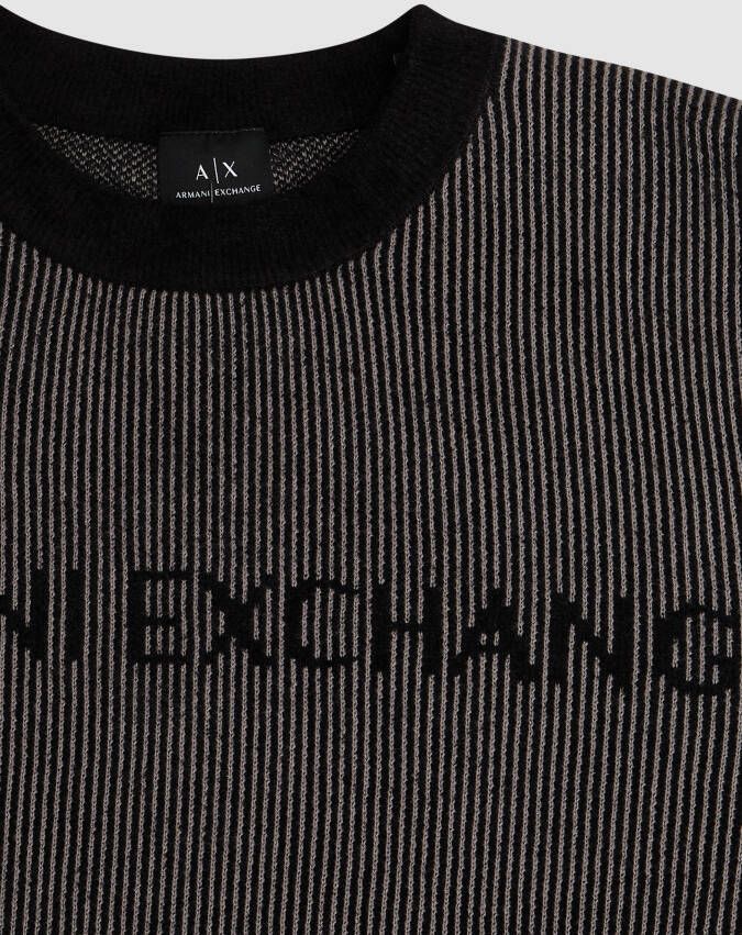 Armani Exchange Pullover met streepmotief