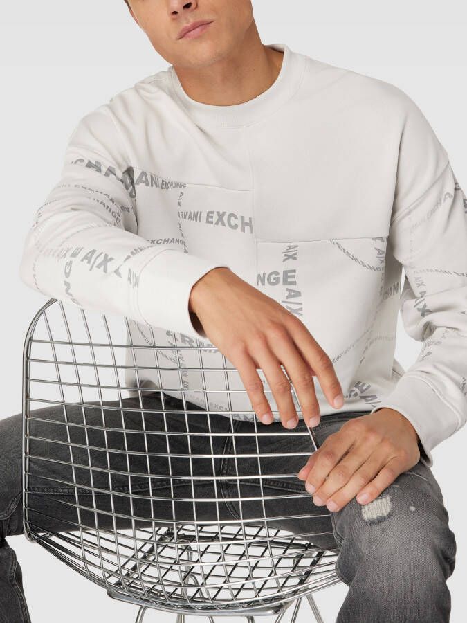 Armani Exchange Sweatshirt met logomotief