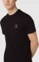 Armani Exchange Zwarte T-shirts en Polos met Logo Patch Black Heren - Thumbnail 4