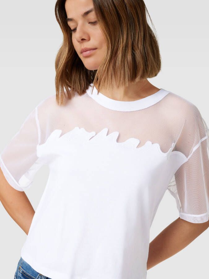 Armani Exchange T-shirt met logostitching