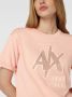 Armani Exchange Stijlvol T-Shirt voor Heren Roze Dames - Thumbnail 3
