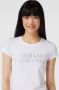 Armani Exchange Dames T-Shirt Herfst Winter White Dames - Thumbnail 2