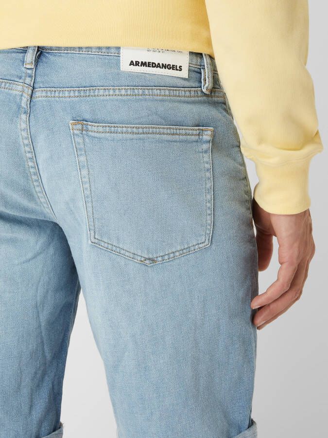 ARMEDANGELS Korte slim fit jeans met stretch model 'Naail'