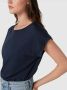ARMEDANGELS T-shirt met geribde ronde hals model 'JILAANA' - Thumbnail 2