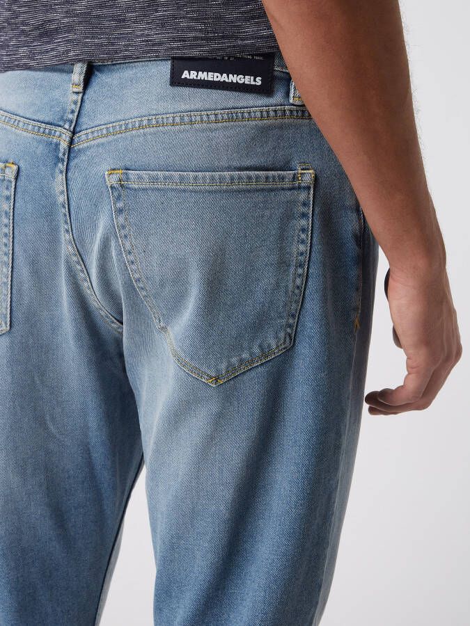 ARMEDANGELS Tapered fit jeans met stretch model 'Aaro'