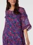 Atelier Reve Mini-jurk van viscose met ruches model 'LAURI' - Thumbnail 2