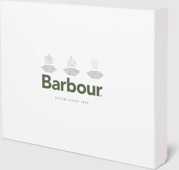 Barbour Sjaal en handschoenen van wol in een set model 'TARTAN'