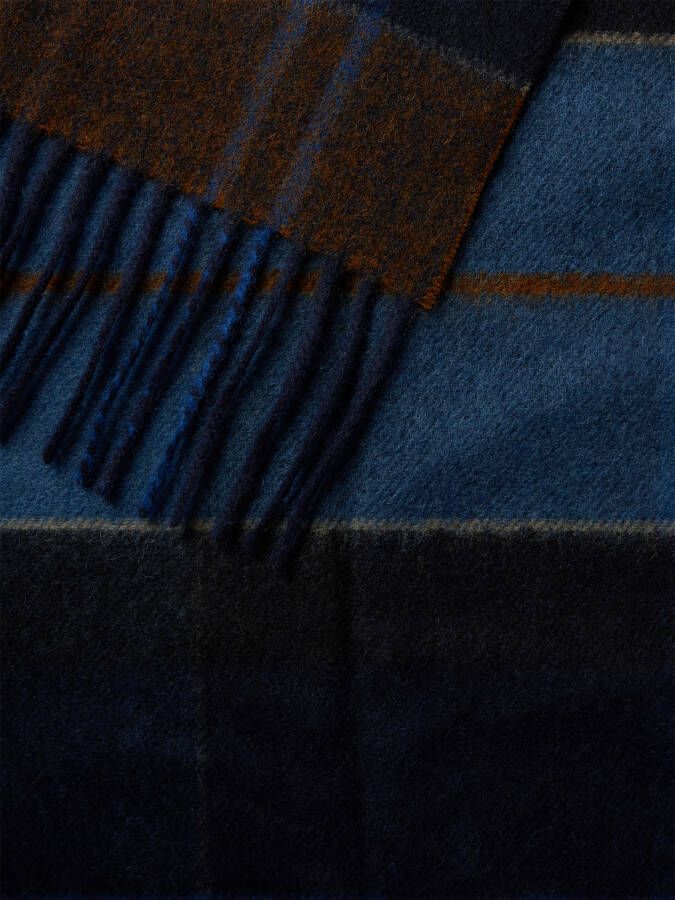 Barbour Sjaal van lamswol met tartanruit