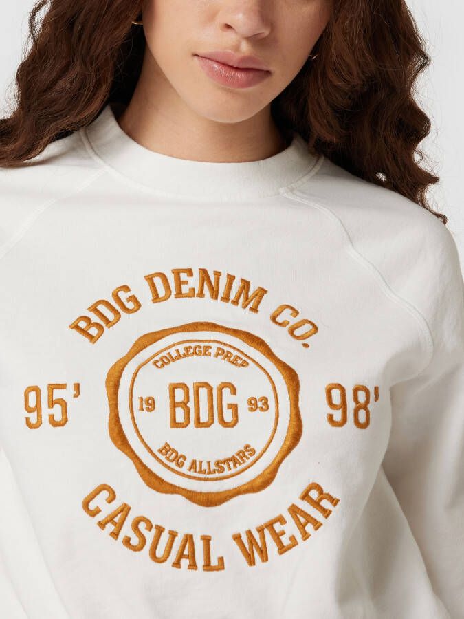 BDG Urban Outfitters Kort sweatshirt met labelstitching