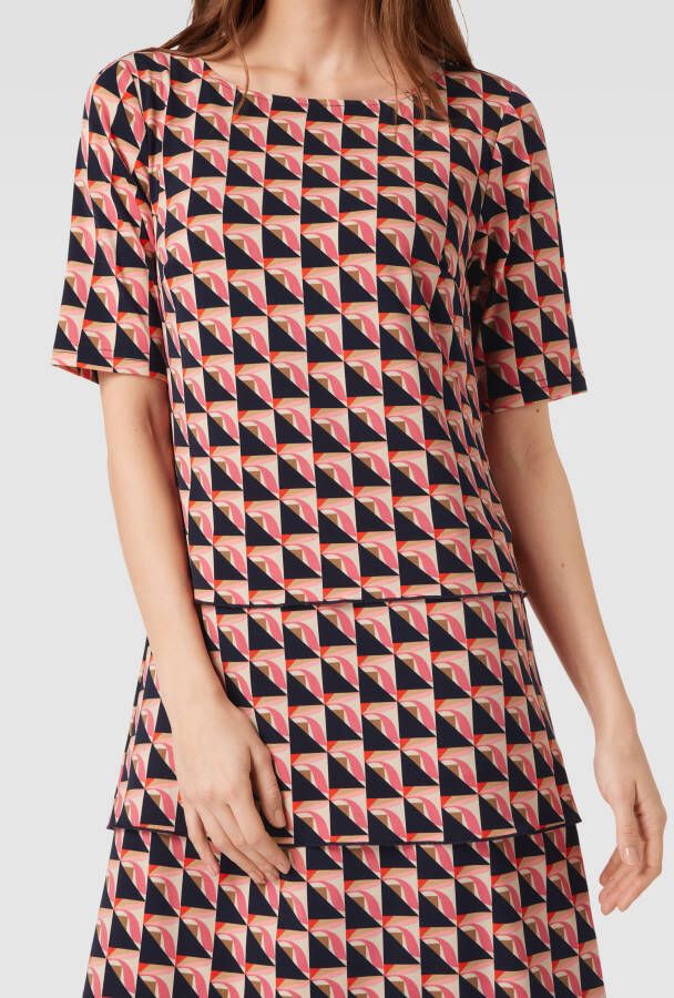 Betty Barclay Knielange jurk met all-over motief