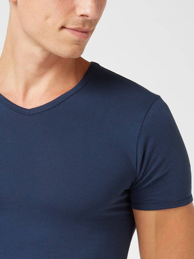 Bikkembergs T-shirt met stretch in set van 2 stuks