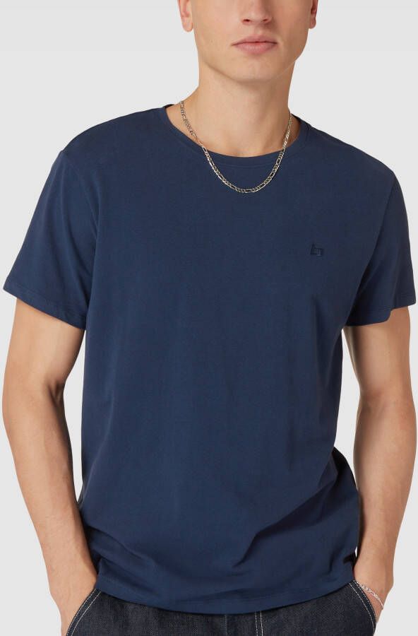 Blend T-shirt met labelstitching model 'Dinton'
