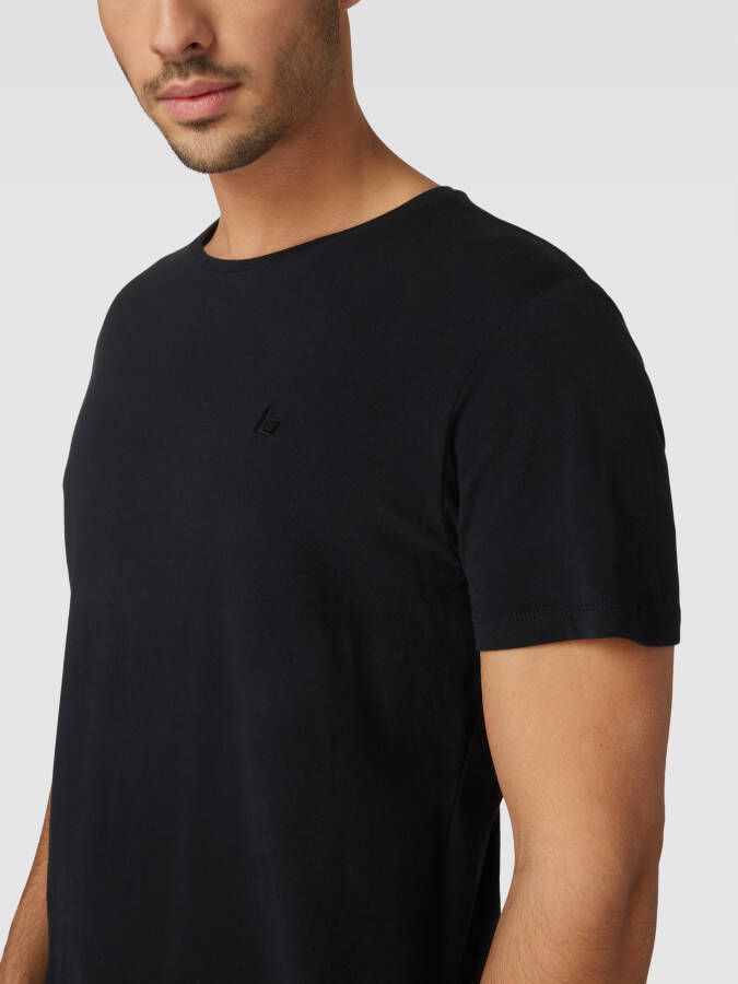 Blend T-shirt met labelstitching model 'Dinton'