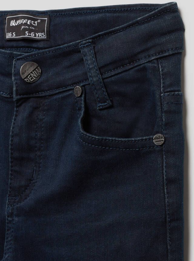 Blue Effect Jeans met labelpatch model 'Nos'