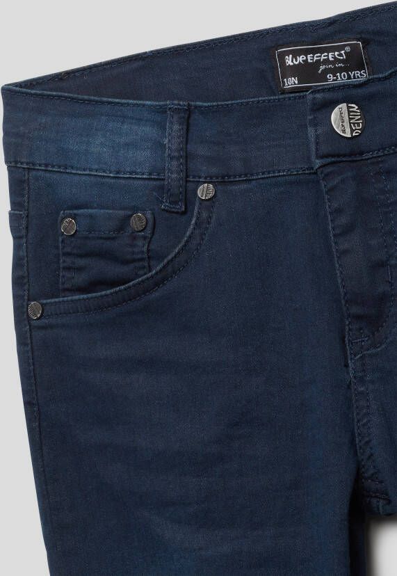 Blue Effect Slim fit jeans met labelpatch model 'SLIM NOS' - Foto 1