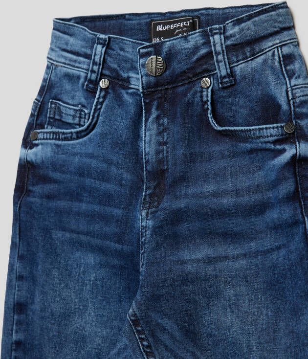 Blue Effect Jeans met labelpatch model 'Nos'