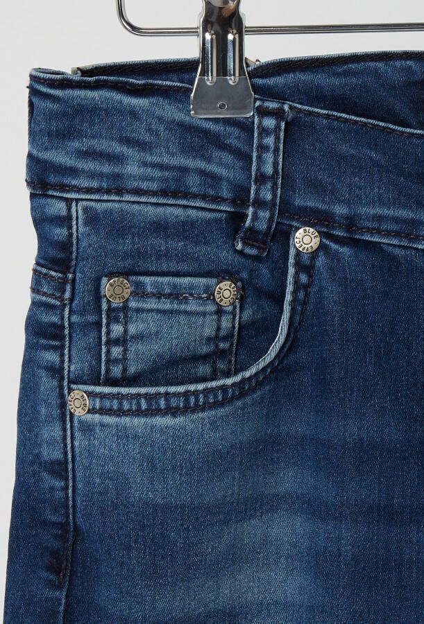 Blue Effect Stone-washed slim fit jeans