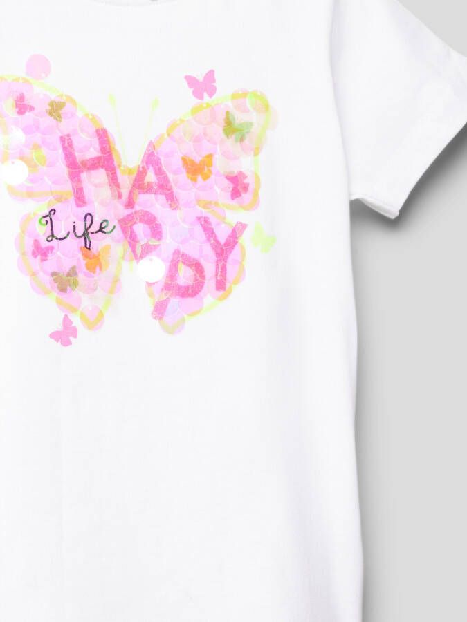 BLUE SEVEN T-shirt met pailletten