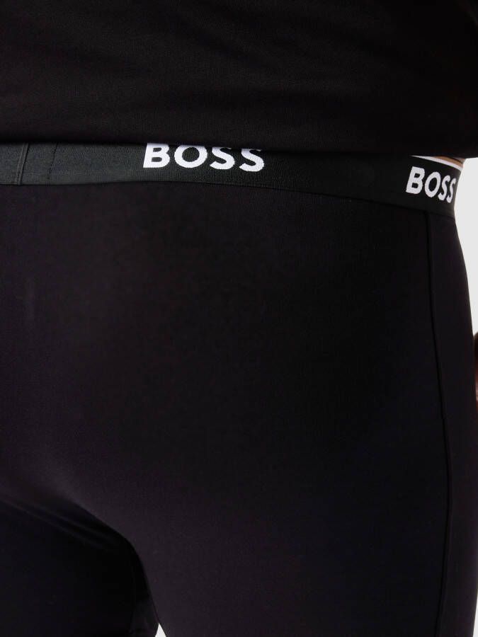 Boss Black Big&Tall PLUS SIZE boxershort met logo in band in een set van 3 stuks