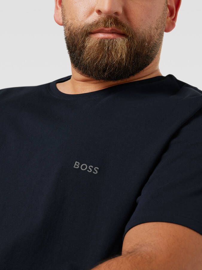 Boss Black Big&Tall PLUS SIZE T-shirt met logostitching - Foto 2