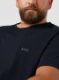 Boss Black Big&Tall PLUS SIZE T-shirt met logostitching - Thumbnail 2