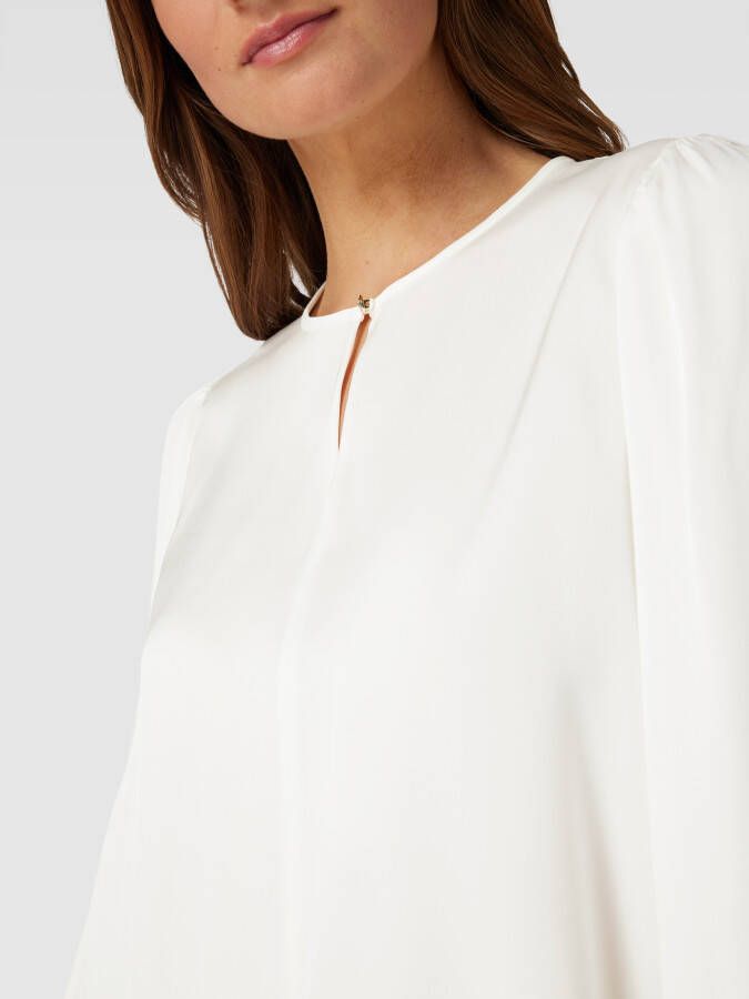 Boss Blouse met ronde hals en knoopsluiting - Foto 2