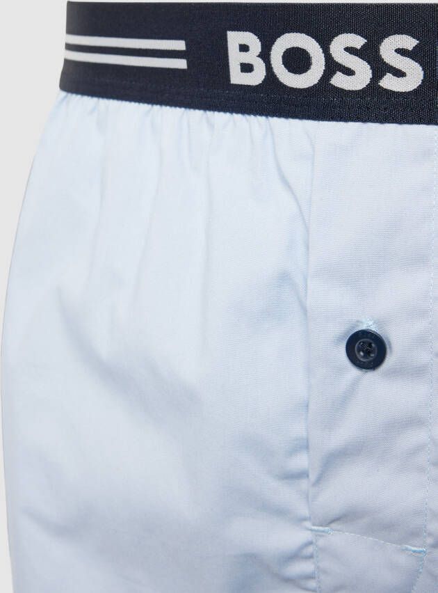 Boss Boxershort met labelstitching in een set van 3 stuks