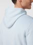 Hugo Boss hoodie sweater lichtblauw effen 100% katoen - Thumbnail 8