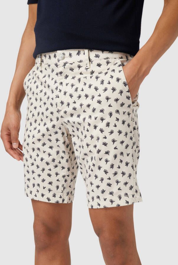 Boss Orange Korte broek met paisleymotief model 'Schino Slim Shorts'